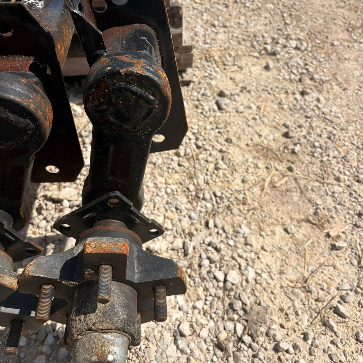 NEW Dexter 3,500 lb Torflex Torsion Axle – 85" Hub Face – 72" Outside Bracket – 22° Up – Idler – 5 Lug