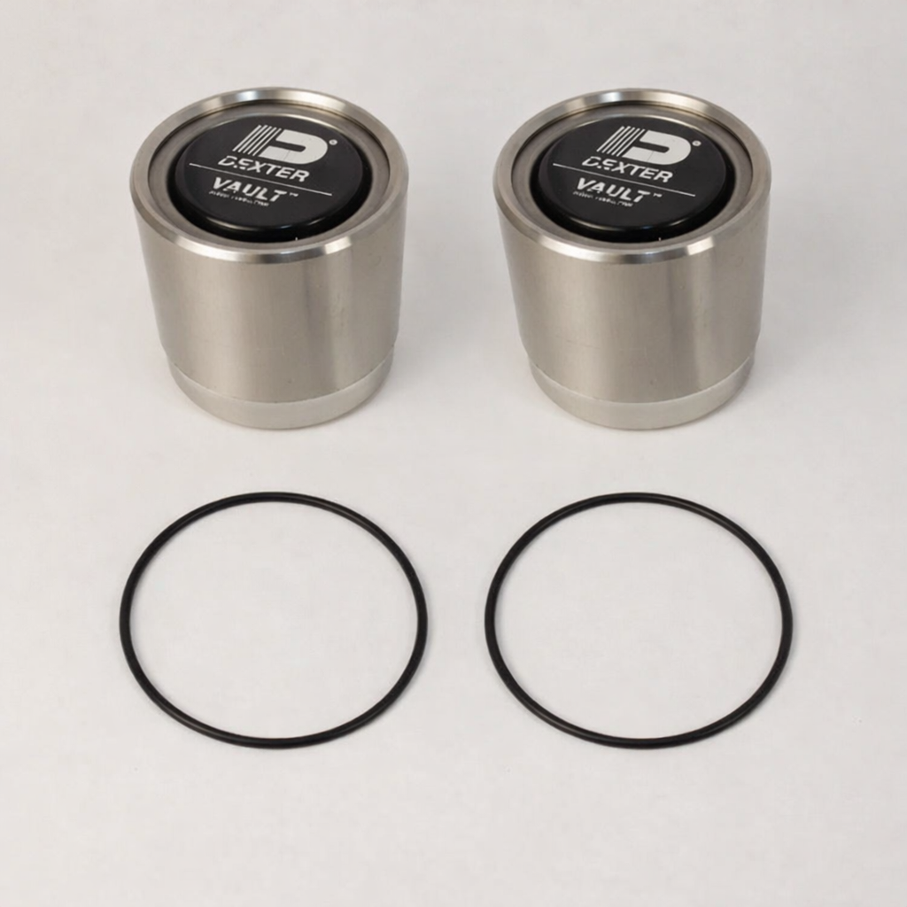 2 x 1.980" Hybrid Oil Bath Bearing Protector fits Boat Trailer Buddy Axle Vault HLS W/O-Ring (07502+32742-LOTOF2)