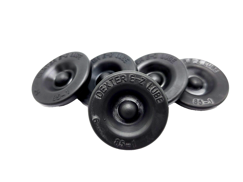 GENUINE DEXTER Rubber Grease Plugs for Hub Dust Cap fits all Lippert LCI EZ Lube Axles- 5 Pack (085-001-00-DEXTER-5)