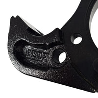 Kodiak Caliper Mounting Bracket for Rockwell 12K Dual-Wheel Axle – 11" Rotor – E-Coat (090-CMB-11-12Q-HD-E)