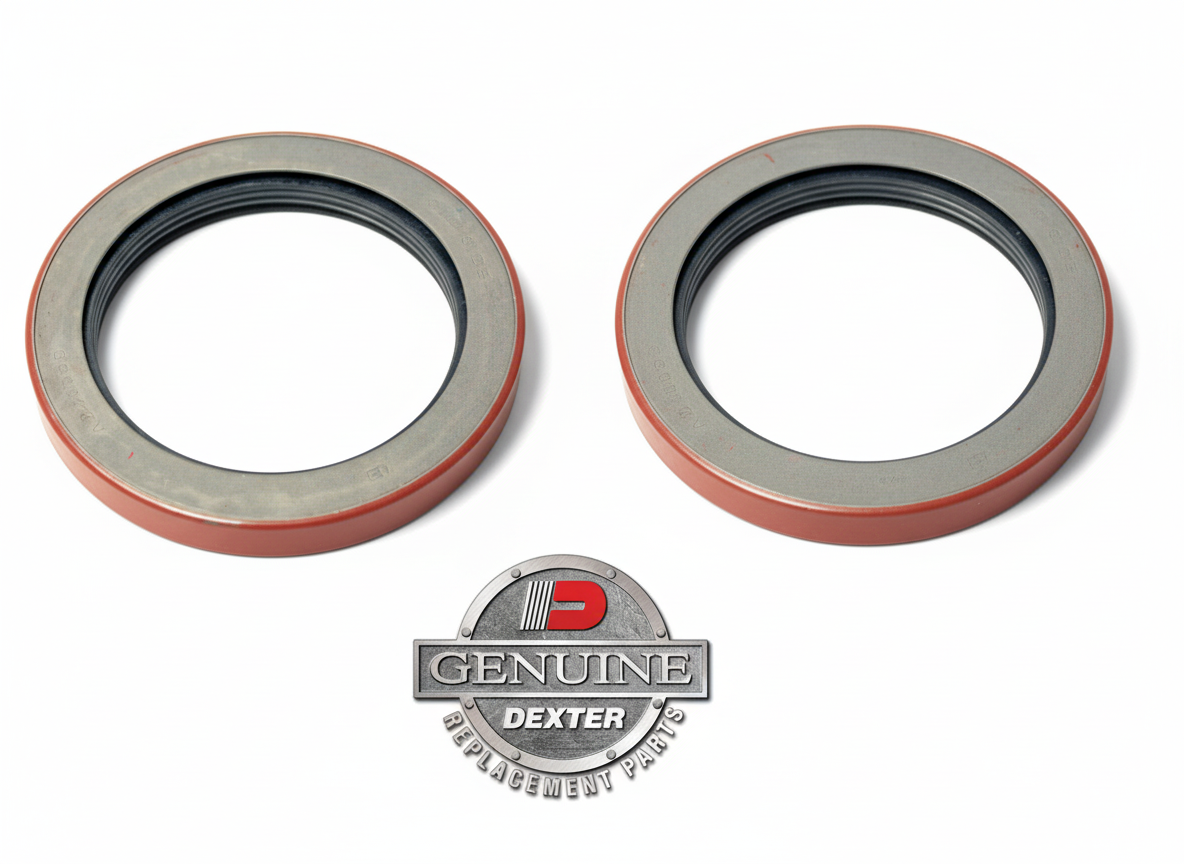 2 x Genuine Dexter Seal Replacement K71-387-00 Grease 9K 10K GD 3.88"OD 2.875"ID (10-51-L2)