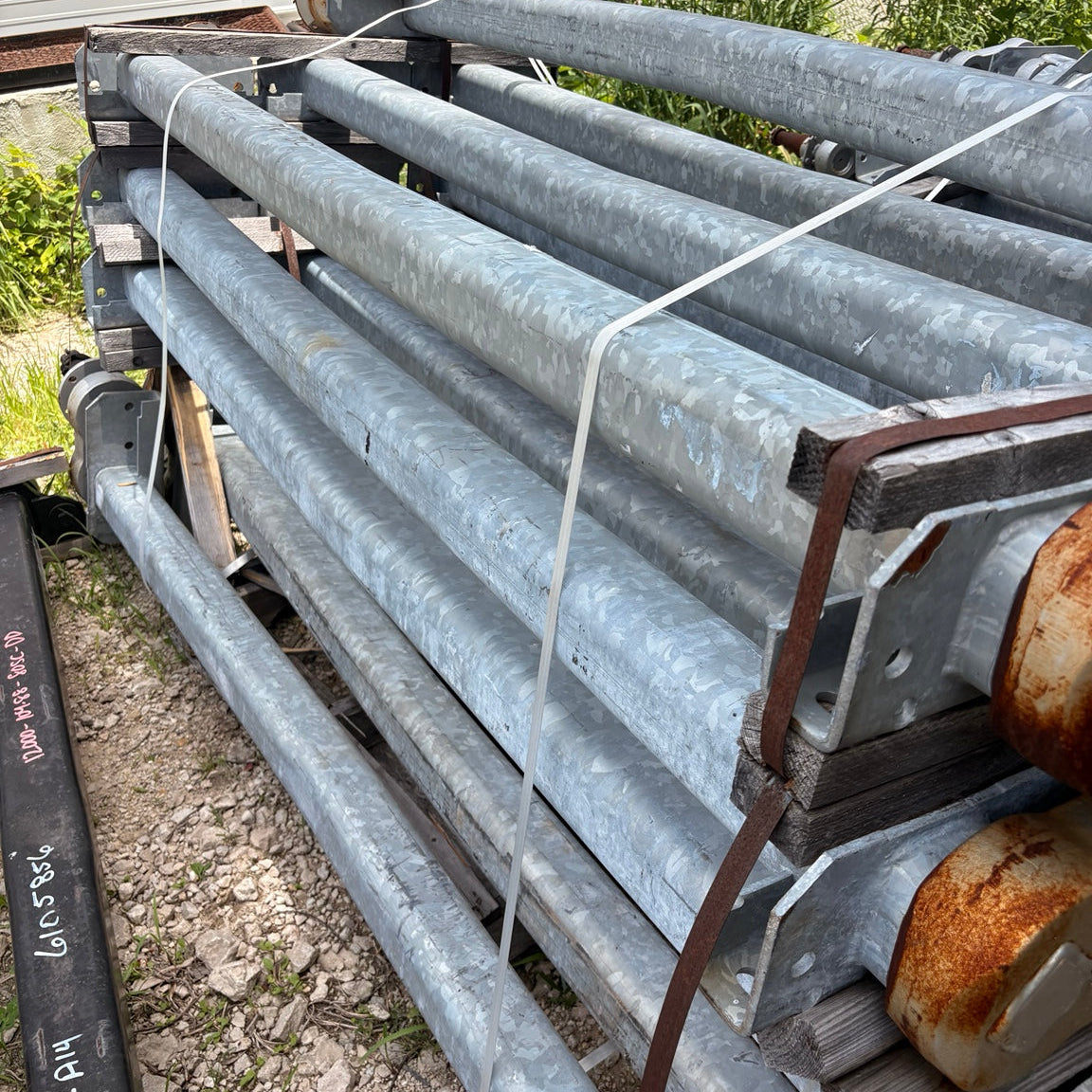 NEW Dexter 10,000 lb Galvanized Torsion Beam Axle – 100.25" Hub Face – 80" Outside Bracket (10000-100.25-80OB-TORSION-GRS-GALV-DD)