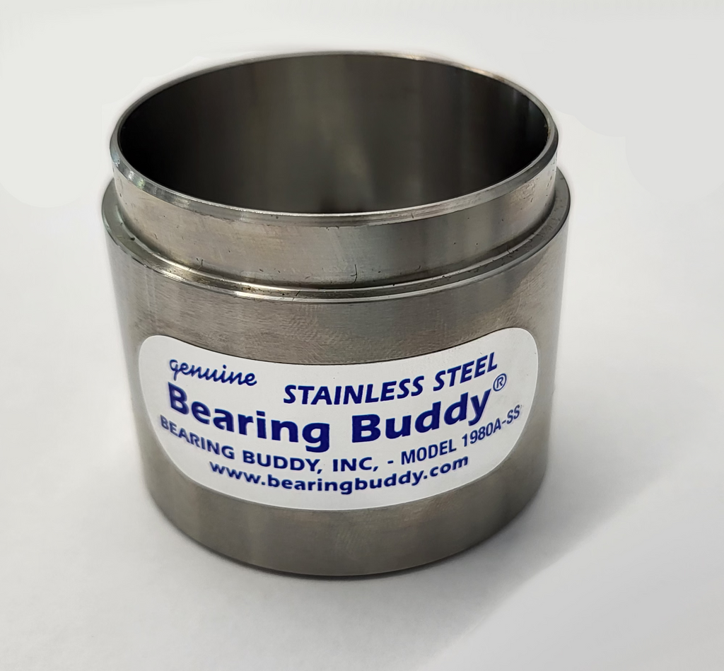 1.98" Stainless Steel Original Bearing Buddy Protector with Auto Check 3500# (BB1980A-SS)