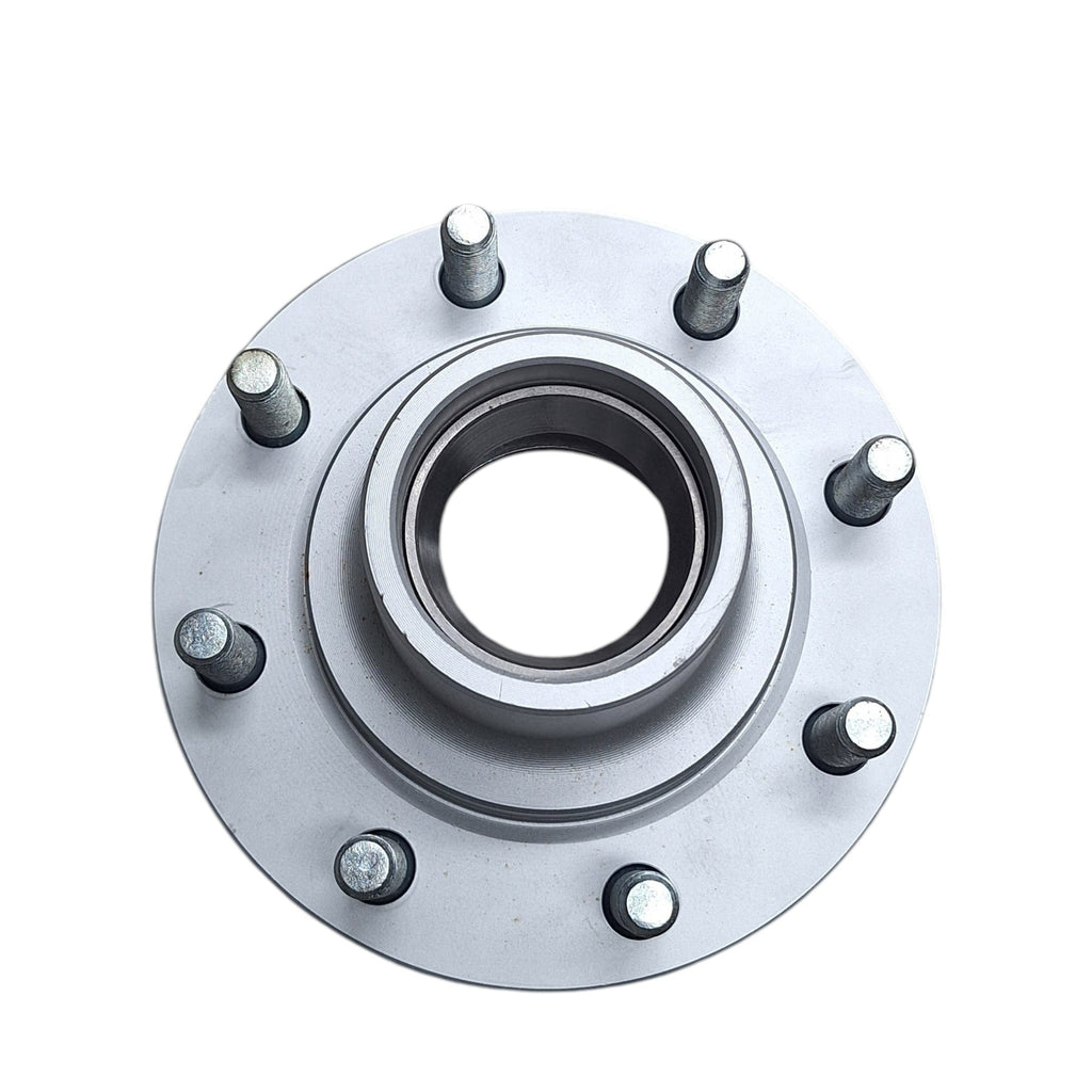 DeeMaxx 8K Galvanized Trailer Hub - 8 on 6.5″ Bolt Pattern with 9/16″ Studs (HUB-865NT-9-GALV)