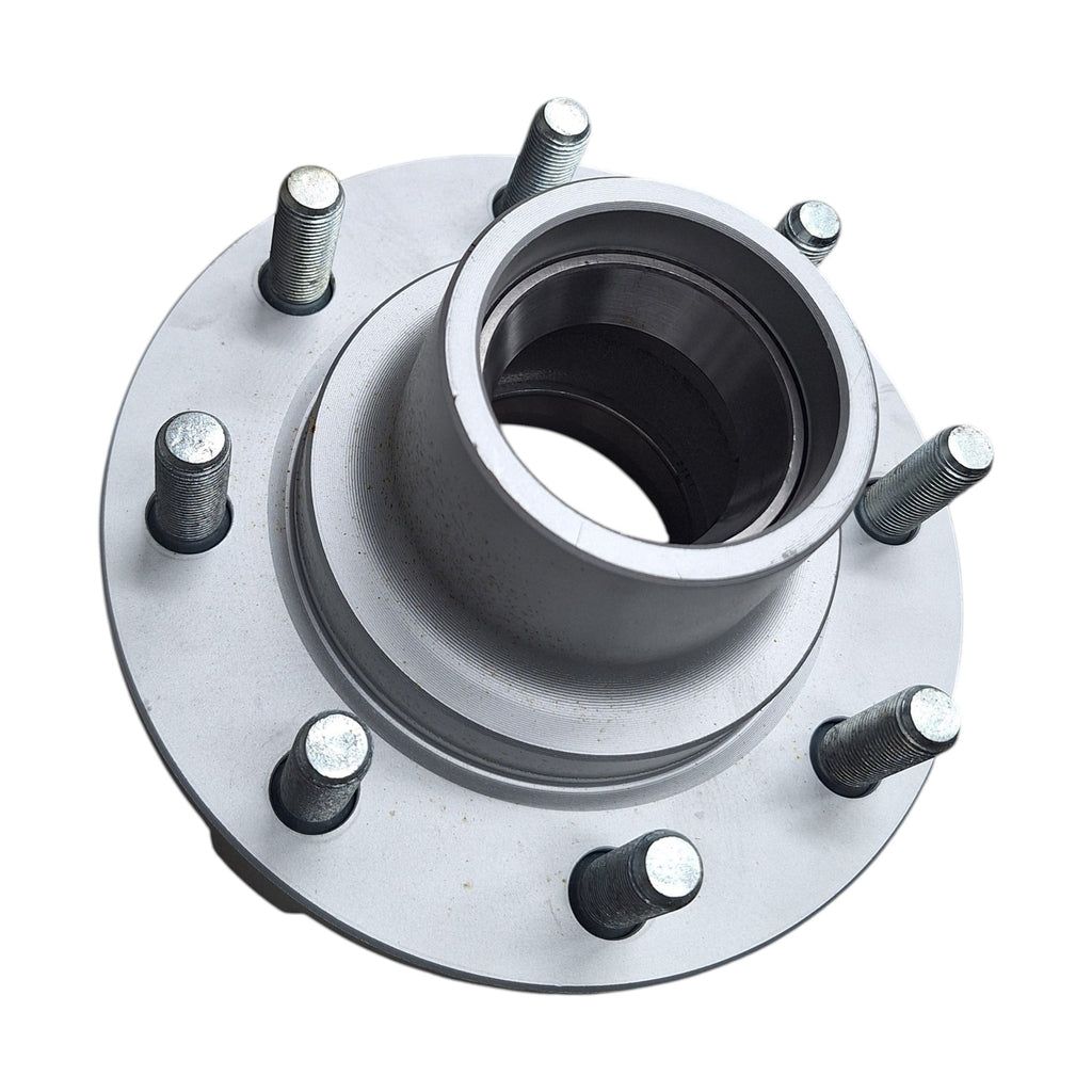 DeeMaxx 8K Galvanized Trailer Hub - 8 on 6.5″ Bolt Pattern with 9/16″ Studs (HUB-865NT-9-GALV)