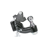 10 Ton Hook Trailer Pintle Combo Hitch with Mounting Kit - 2 Inch Ball - BH10 Series (10052)