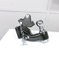 10 Ton Hook Trailer Pintle Combo Hitch with Mounting Kit - 2 Inch Ball - BH10 Series (10052)