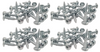 #10 Head 3/4" Truss Octa Drive T-3 Bit NON Self Tapping Cargo Screw Plated G2 Stainless Steel (1034TOA-G2-LOTOF100)