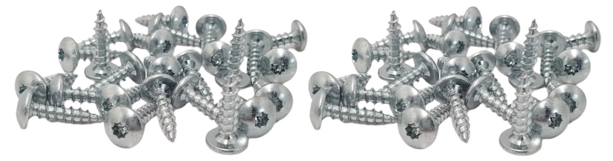 #10 Head 3/4" Truss Octa Drive T-3 Bit NON Self Tapping Cargo Screw Plated G2 Zinc-Coated (1034TOA-G2-LOTOF50)