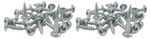 #10 Head 3/4" Truss Octa Drive T-3 Bit NON Self Tapping Cargo Screw Plated G2 Stainless Steel (1034TOA-G2-LOTOF50)