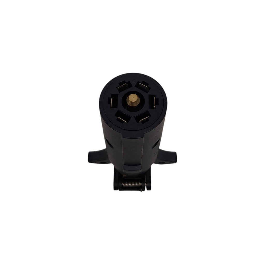 Tow Ready 7-Way Flat Pin to 6-Way Round Adapter w/ 80 dB Backup Alarm (118706)