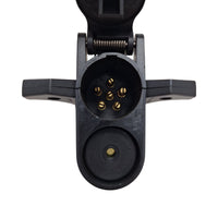 Tow Ready 7-Way Flat Pin to 6-Way Round Adapter w/ 80 dB Backup Alarm (118706)