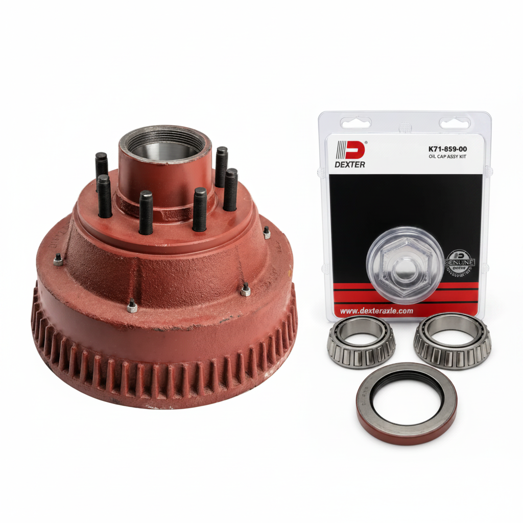 10K–16K Oil Bath Hub Service Kit for AL-KO/Rockwell #120 Spindle, 4.88" Pilot (120865-1PA-KIT)