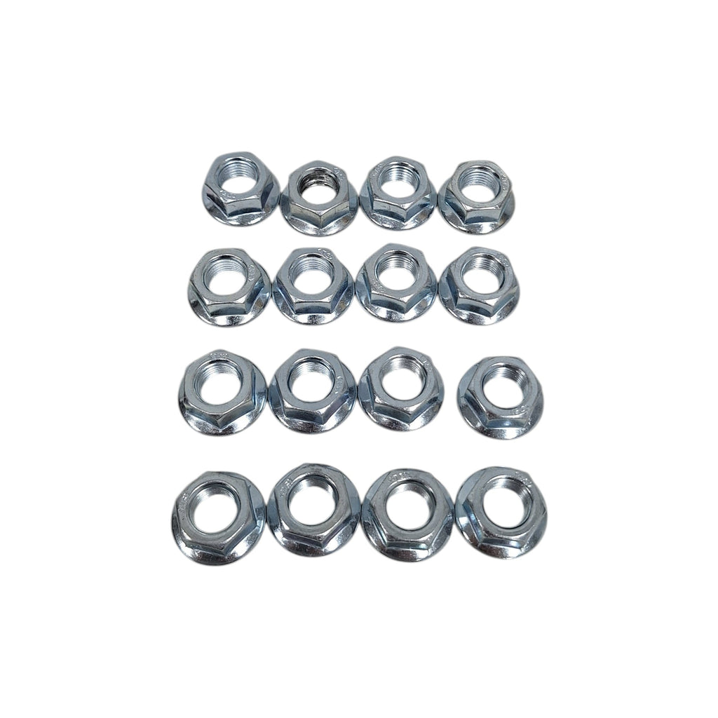 U-Bolt Nut Kit, 1/2"-20 (Set of 16) – Fits 2000# Axles | UB-R200 / R201 / R301 / R302 (12N-LOTOF16)