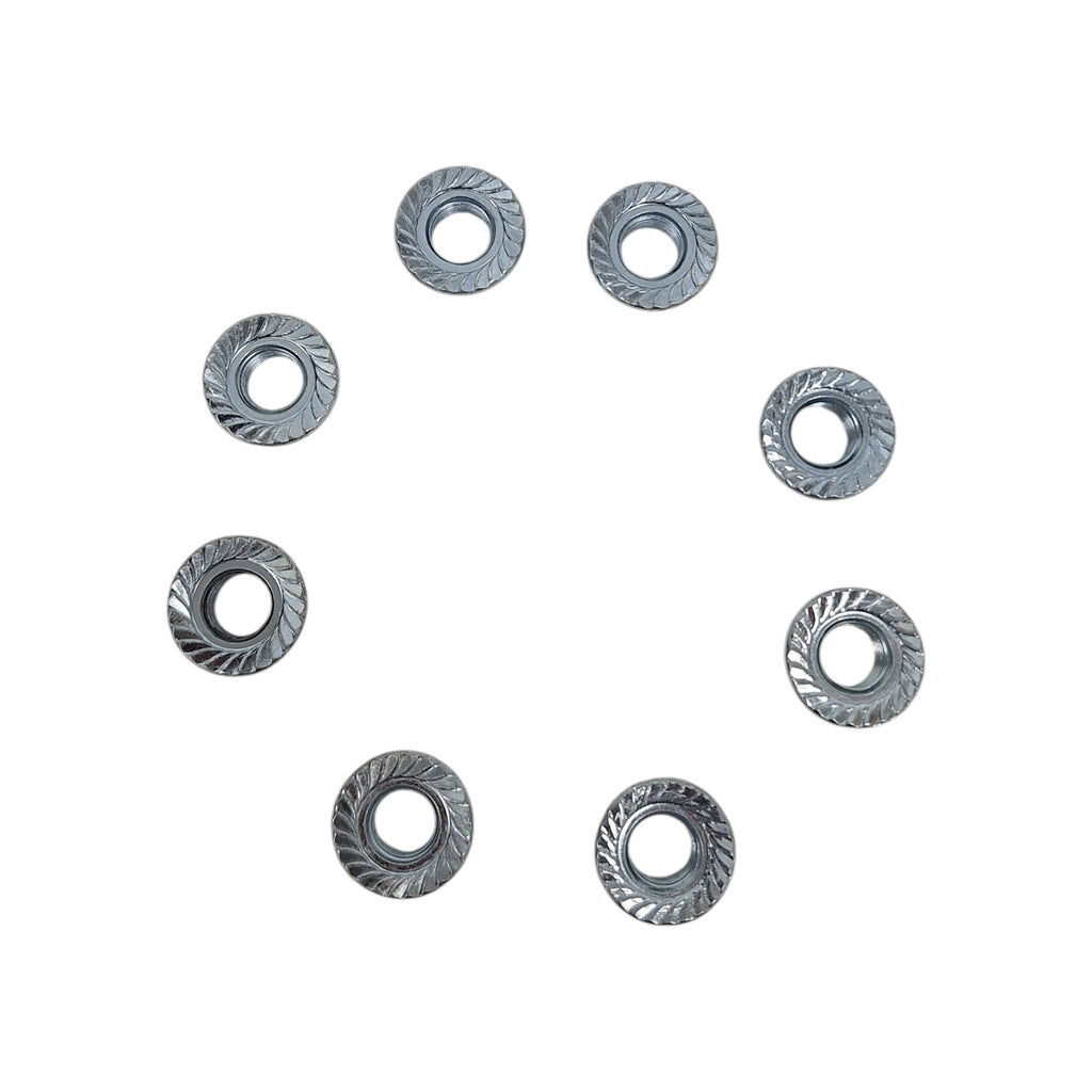 U-Bolt Nut Kit, 1/2"-20 (Set of 8) – Fits 2000# Axles | UB-R200 / R201 / R301 / R302 (12N-LOTOF8)