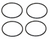 Lot of 4 O-RINGS Fits 21-88 Oil Cap 10K GD After 2009 3.50" O.D. (010-163-00LOTOF4)