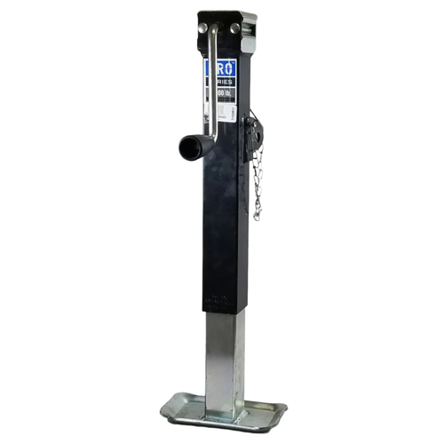 Pro Series Square Pipe Mount Swivel Sidewind Trailer Jack 5000# w/ 10" Lift (1400860383)