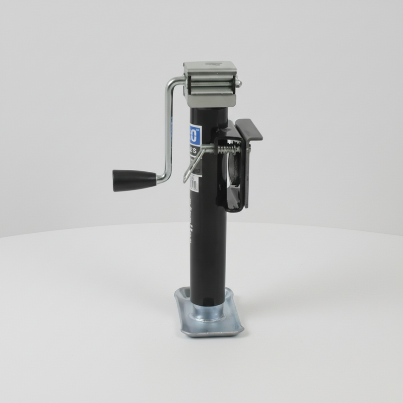 2,000 lb Round Swivel Trailer Jack | 10" Lift Side Mount Sidewind (1401020303)