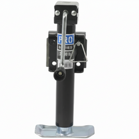 2,000 lb Round Swivel Trailer Jack | 10" Lift Side Mount Sidewind (1401020303)