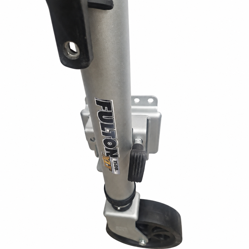 Fulton XLT® Marine Trailer Jack – 1,500 lb Capacity, Bolt-On Side Mount, 8" Wheel (141133)