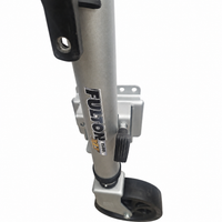 Fulton XLT® Marine Trailer Jack – 1,500 lb Capacity, Bolt-On Side Mount, 8" Wheel (141133)