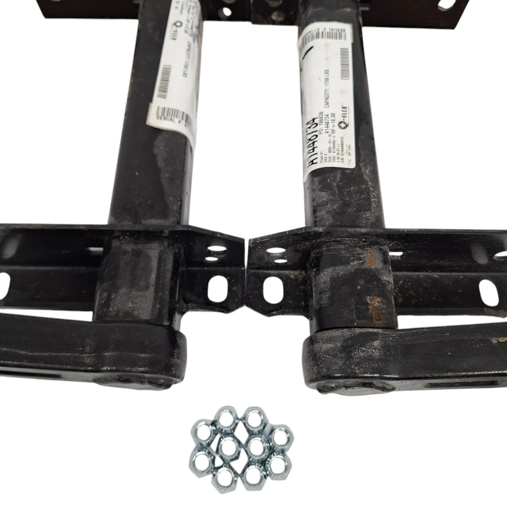 TWO 3500# Torsion Half Axle Stub Trailer Camper DEXTER Torflex Axel 1750# EA (1448734 + 1448735)
