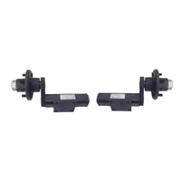 Pair of 250 lb Rubber Torsion Trailer Axles – 4 on 4 Hub – Left & Right Set (1449545 + 1449546 4 Lug)