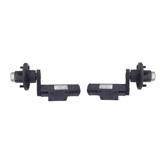 Pair of 250 lb Rubber Torsion Trailer Axles – 4 on 4 Hub – Left & Right Set (1449545 + 1449546 4 Lug)