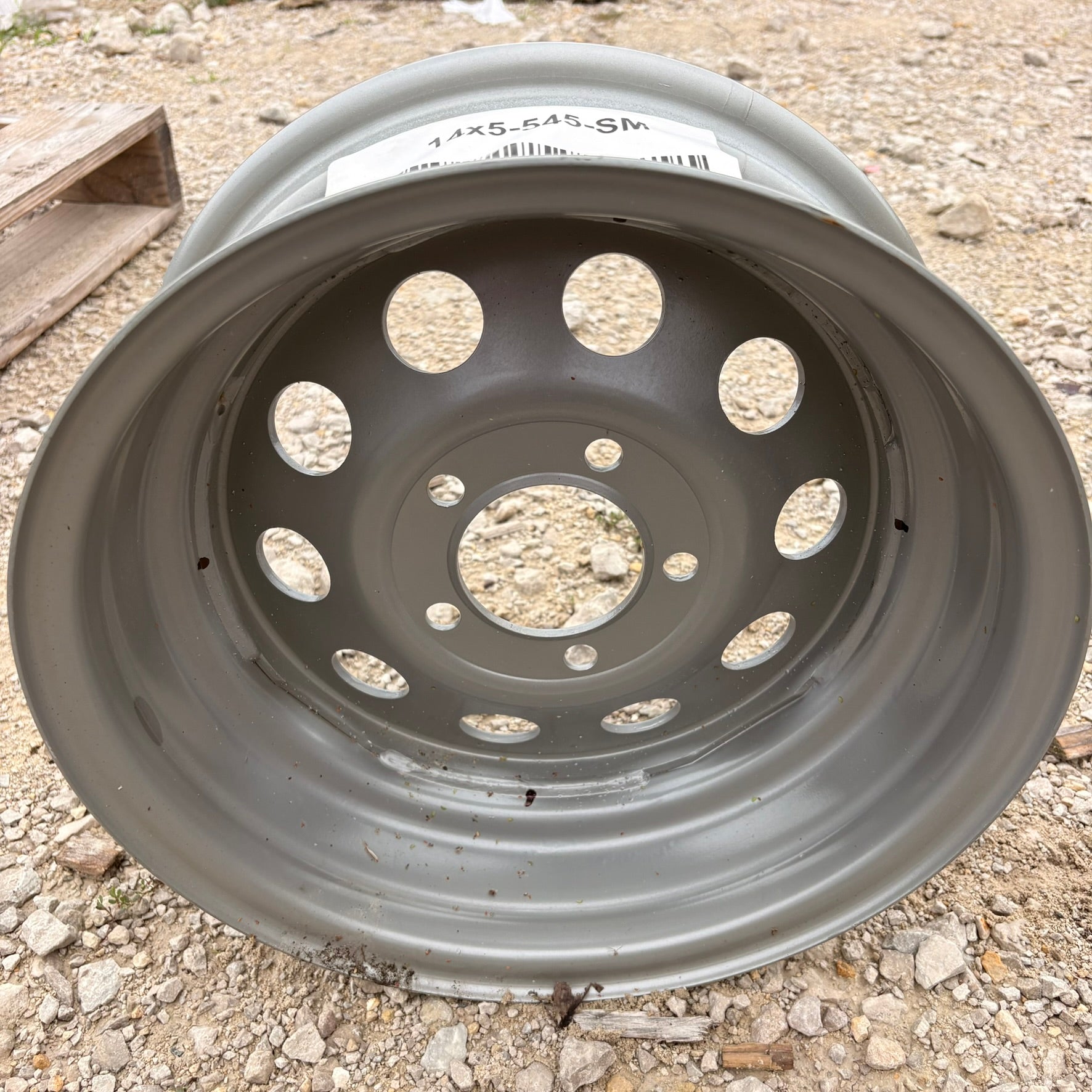 14x5 Silver Mod Trailer Wheel · 5 on 4.5 (14x5-545-SM)