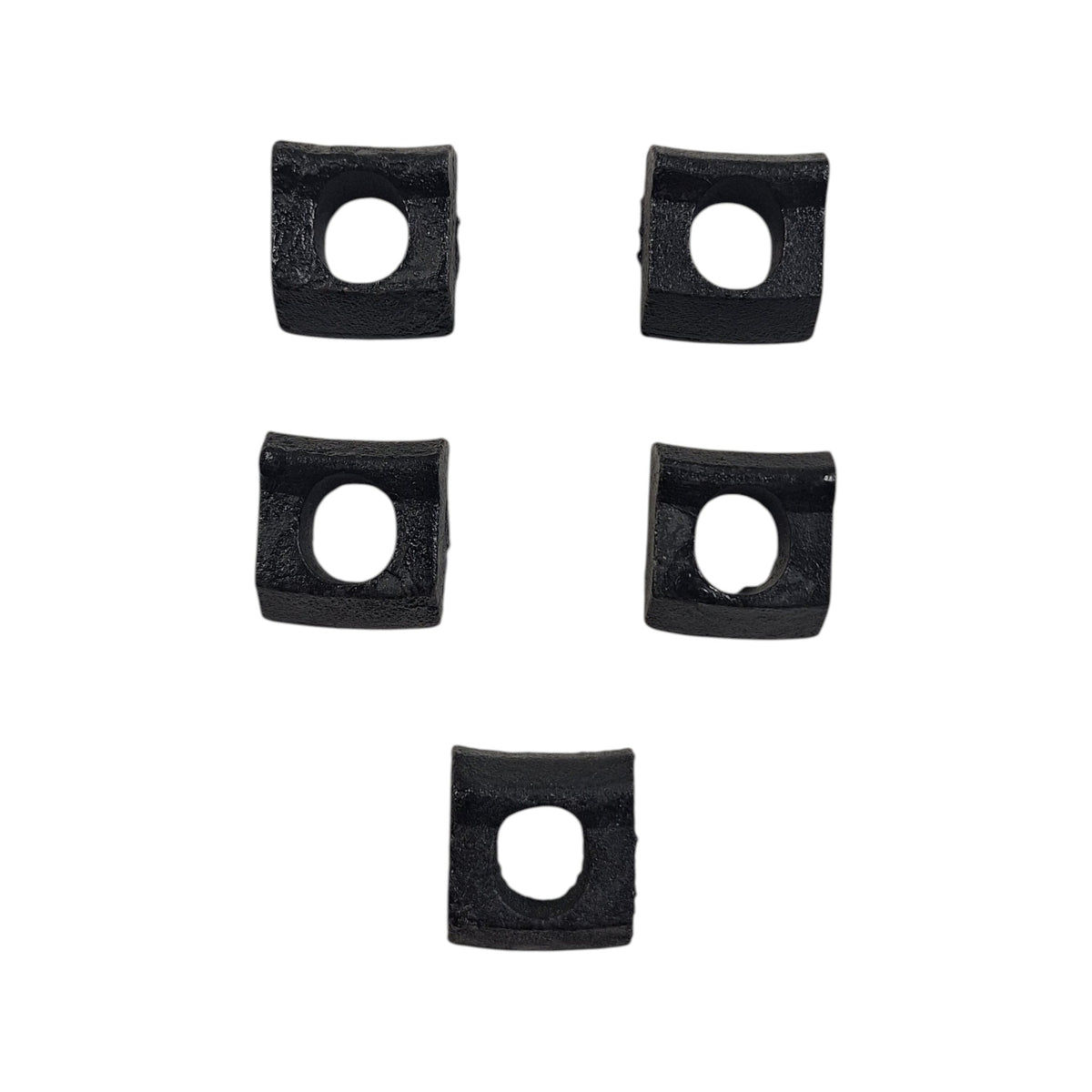 FIVE (5) Mobile Home Axle Trailer Wheel Rim Clamp Block Wedge Lowboy hub Utility (15-2-LOTOF5)