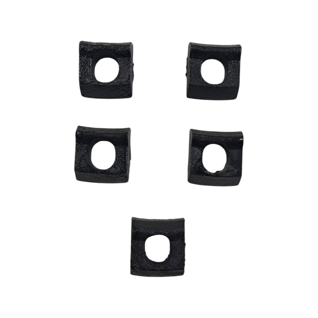 FIVE (5) Mobile Home Axle Trailer Wheel Rim Clamp Block Wedge Lowboy hub Utility (15-2-LOTOF5)