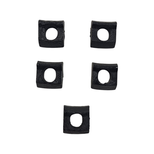FIVE (5) Mobile Home Axle Trailer Wheel Rim Clamp Block Wedge Lowboy hub Utility (15-2-LOTOF5)