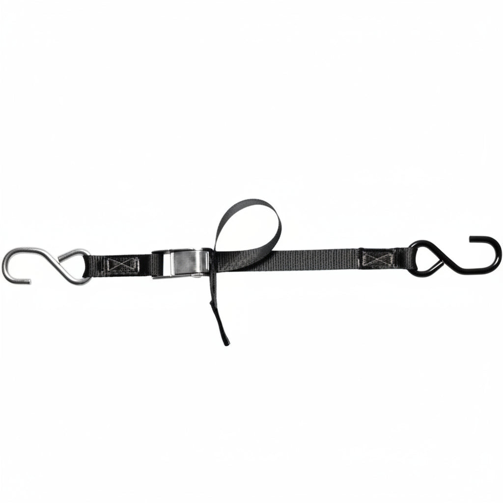 Two Kinedyne Steadymate Cinchtite 1 Cargo Tie-Down Straps – 1" x 5' (15464)