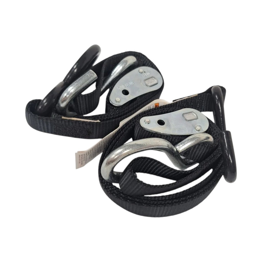 Two Kinedyne Steadymate Cinchtite 1 Cargo Tie-Down Straps – 1" x 5' (15464)