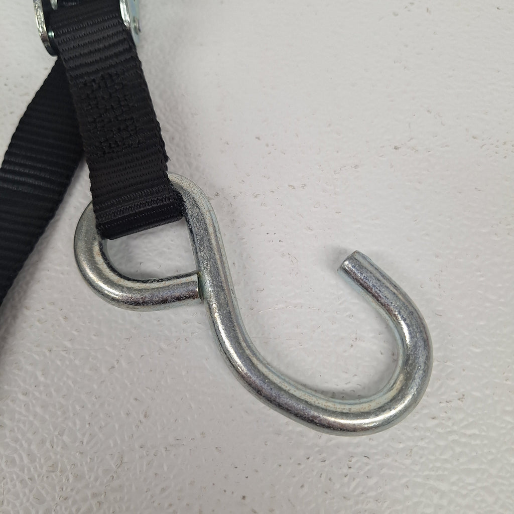 Two Kinedyne Steadymate Cinchtite 1 Cargo Tie-Down Straps – 1" x 5' (15464)