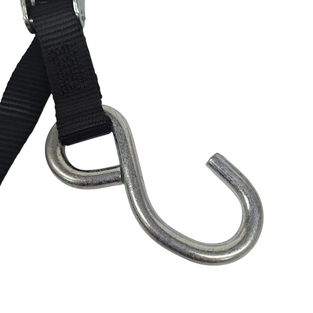 Two Kinedyne Steadymate Cinchtite 1 Cargo Tie-Down Straps – 1" x 5' (15464)
