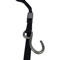 Two Kinedyne Steadymate Cinchtite 1 Cargo Tie-Down Straps – 1" x 5' (15464)
