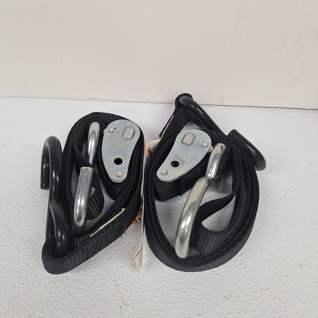 Two Kinedyne Steadymate Cinchtite 1 Cargo Tie-Down Straps – 1" x 5' (15464)