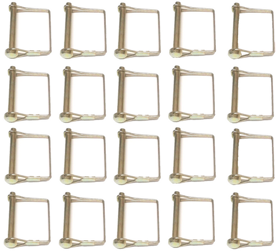Trailer Hitch Safety Pin 3" x 5/16" Square PTO Pin (16738-LOTOF20)