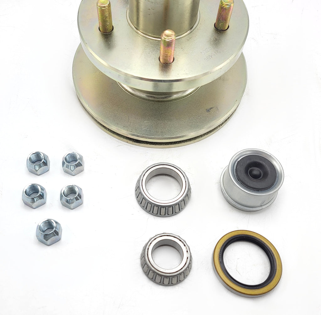 8" Hub Rotor 3200# Zinc 5x4.5 Fits Dexter 8-443-05 41294 Boat Pontoon Pre-2003 (41294U-KIT-168233)