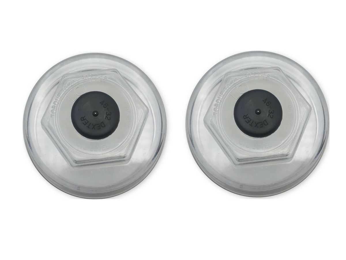 PAIR — 4" Lippert Oil Cap Replacement Kits Fits 10K–16K Axles (183772-KITX2)