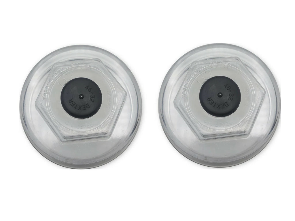 PAIR — 4" Lippert Oil Cap Replacement Kits Fits 10K–16K Axles (183772-KITX2)