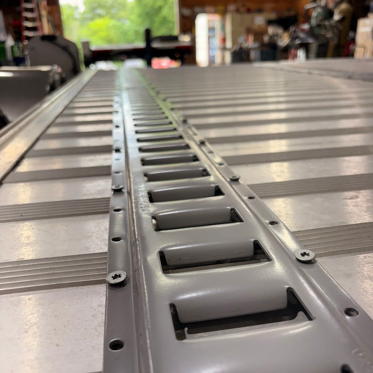 E-Track-Grey · Trailer Cargo Control Horizontal E-Track 10' x 5" – Grey