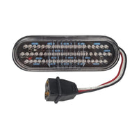 Kaper II 6-Inch Oval Red LED Light – 60 Diode, 3-Pin Plug Back, Grommet Mount (1T-L16RI)