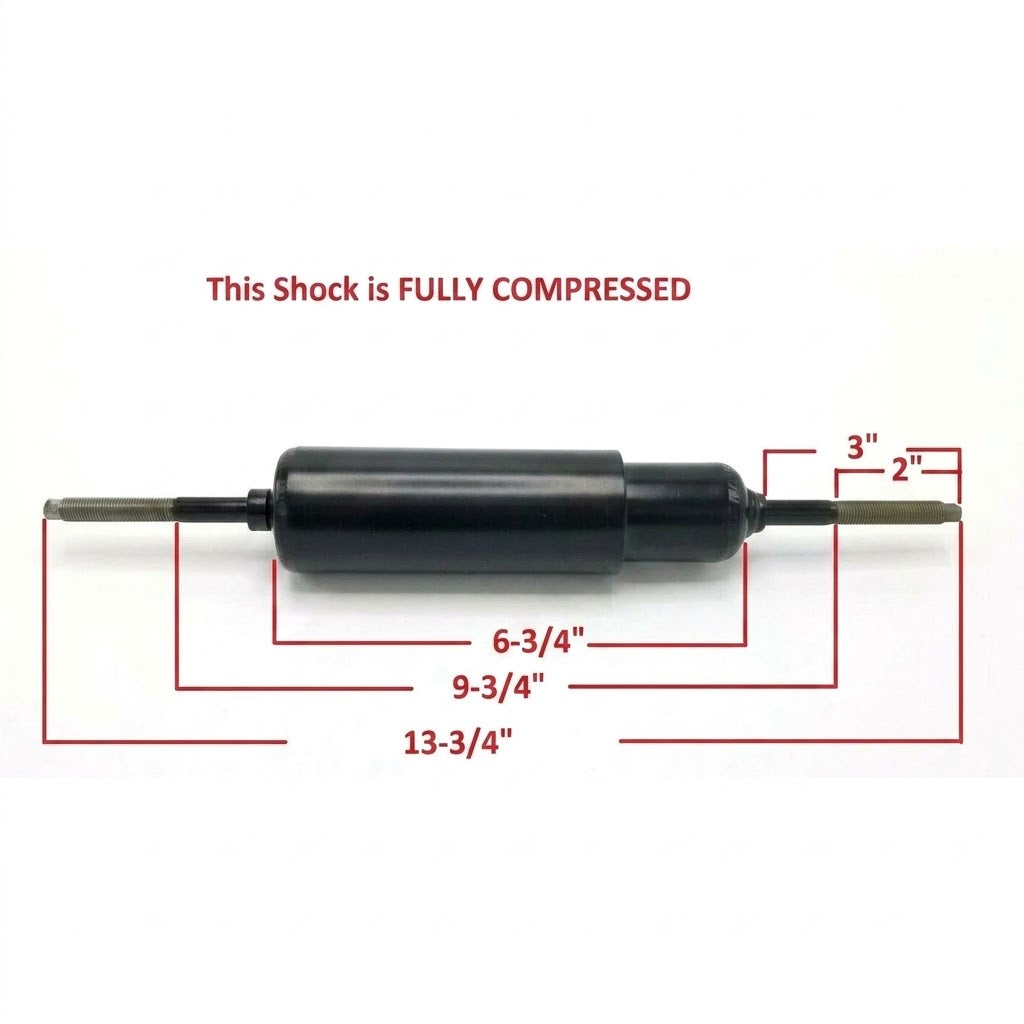 1 - Genuine Dexter Double Sided Trailer Stud Pin Shock Absorber Leaf Suspension RV (052-003-00)