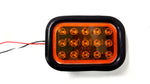 Amber 15 LED Marker Clearance Light 3x5 Trailer Truck RV 3 x 5 Grommet Mount 12V (J-35-AK)