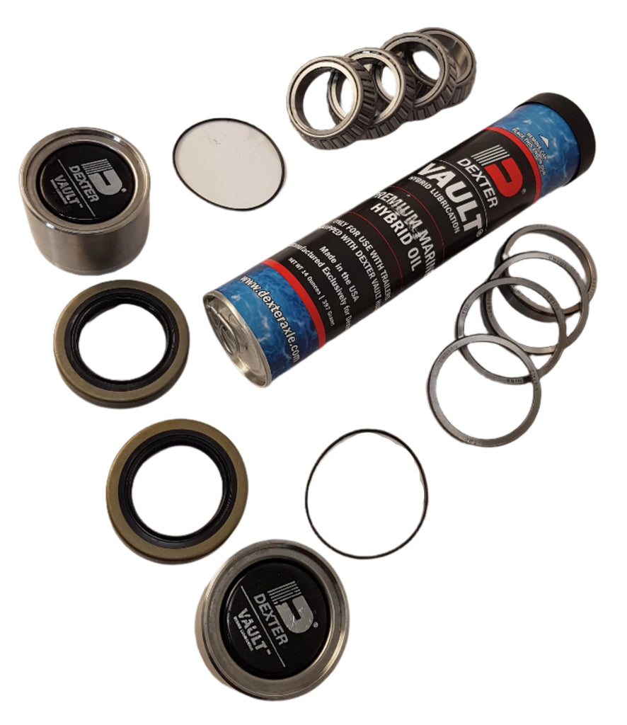 Bearing Kit for 4200# UFP Ranger Boat Trailer w/ Straight Spindle (BK-4200-GREASE)