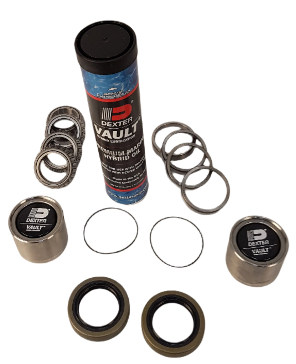 Bearing Kit for 4200# UFP Ranger Boat Trailer w/ Straight Spindle (BK-4200-GREASE)