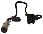 Adapter for Semi 7 Way Round to Truck Trailer End 7 Way Pin Circuit Protector (7WAY-SEMI-TRUCK-TD)