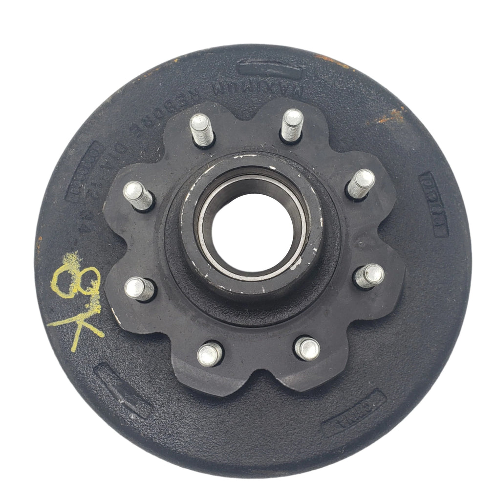 Hub Drum, 8000#, 8 x 6.5, Oil Bath, 9/16 Stud, AM, 4.75 Pilot, 12.25 x 3.375 (99-86580-26)